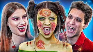 ¡Fui Zombie Adoptada Por Una Familia de Vampiros! ¡De Zombie a Vampiro!