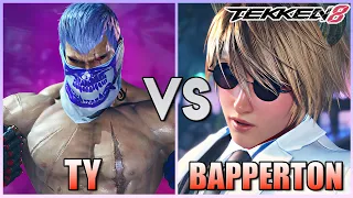 Tekken 8  ▰ TY (Bryan) Vs Bapperton (Leo) ▰ Ranked Matches