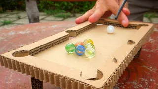 How To Make Billiard with Cardboard