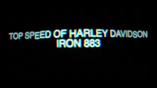 Iron 883 Top Speed-HARLEY DAVIDSON