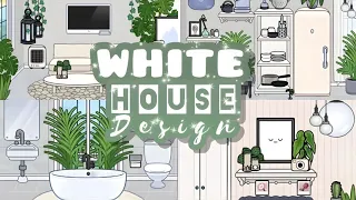 WHITE HOUSE DESIGN (Bohemian House) 🤍 | Toca Boca