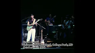 Frank Zappa - 1978 10 14 - Cole Fieldhouse, University Of Maryland, College Park, MD