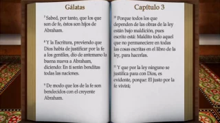 La Palabra de Dios. Gálatas. Biblia hablada RV 1960.