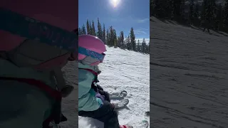 EASY Way to Ski w/ TODDLER #Cute #dad #daughter