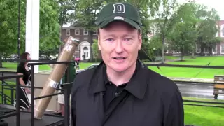 Conan O'Brien Rehearses for His Dartmouth Commencement Address