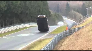 vln rennabbruch nach unfall höhe flugplatz am 28.3.2015