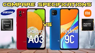 Samsung Galaxy A03 Vs Xiaomi Redmi 9C