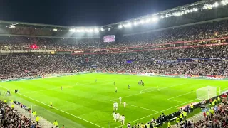 Ambiance du dernier match de la saison 23/24 Lyon - Strasbourg