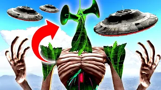 We Found ALIEN SIREN HEAD In GTA 5! (They INVADED SPACE!?) - GTA 5 Mods Funny Gameplay