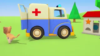 Ambulanze per bambini! Veicoli da Lavoro e Leo il Camion Compilation
