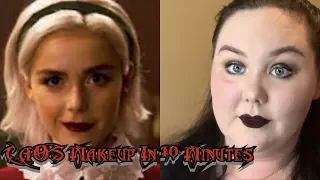 Chiling Adventures of Sabrina Makeup in 10 Minutes