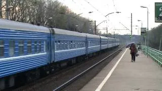 Электровоз ЧС7 платформа Сушкинская