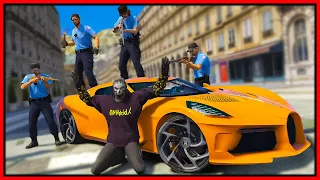 GTA 5 Roleplay - stealing $20M Bugatti from ANGRY French Police | RedlineRP