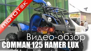 Детский Квадроцикл Comman ATV 125сс Hamer Lux  | Видео обзор  | Обзор от Mototek