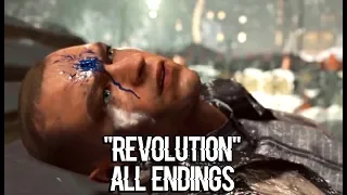 DETROIT BECOME HUMAN - All Endings of Markus' Revolution | Fail, Success, Death