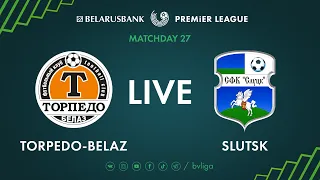 LIVE | Torpedo-BelAZ – Slutsk. 26th of October 2020. Kick-off time 5:00 p.m. (GMT+3)