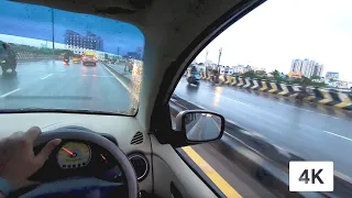 POV RAIN Drive around Chennai | GoPro 4K | Aminjikarai | Hyundai i10 2009