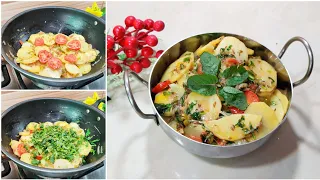 Green Chili Aloo Katliyan 👍- Quick and Magical For Breakfast🔥 Ayesha ka kitchen