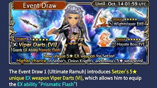 Dissidia Final Fantasy Opera Omnia Global - Setzer EX Banner