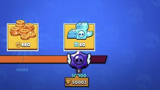 Pushing to 50,000 Trophies [Brawlstars]