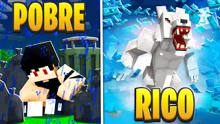 RICO VS POBRE DE UM LOBISOMEM NO MINECRAFT ( TEEN WOLF )