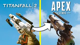 TITANFALL 2 vs APEX LEGENDS — Weapons Comparison