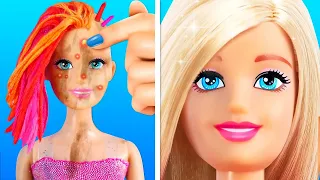 Brincadeiras com as bonecas Barbie YouTube e Mommy Long Legs. Série do 3SIS. Vídeo engraçado