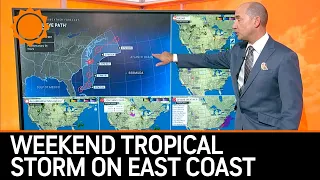 Weekend Tropical Storm on East Coast | AccuWeather