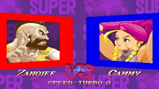 Super Street Fighter II Turbo (Arcade 1CC Hardest Difficulty) - Zangief Playthrough