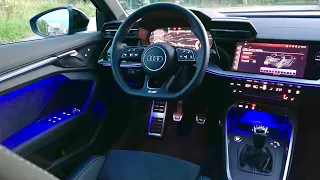 New Audi A3 (2020) - Crazy AMBIENT LIGHTS demonstration (S Line interior)