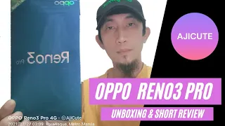 Oppo Reno3 Pro Unboxing And Short Review