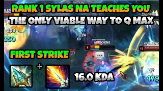 RANK 1 SYLAS NA TEACHES YOU THE Q MAX SETUP