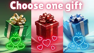 Choose your gift 🎁🥳😳 3 gift box challenge 😜 | 2 good vs 1 bad #wouldyourather