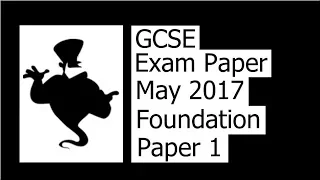 May 2017 1F Exam Paper Walkthrough