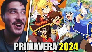 REACCIÓN a LOS ESTRENOS ANIME PRIMAVERA 2024