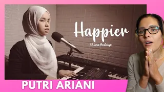 LucieV Reacts to Putri Ariani - Happier (Olivia Rodrigo Cover)