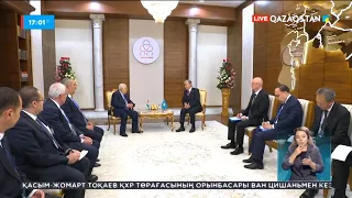 Қасым-Жомарт Тоқаев Палестина президентімен кездесті