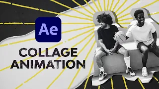 Collage Animation After Effects Tutorial | FREE COURSE