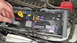 Dodge Journey Horn Fuse and Relay Location