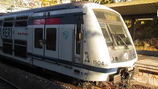 [RER A] Cergy Saint Christophe arrivée et départ MI2N (09/10/2022)