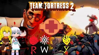 RWBY React to TF2 Meet the Medic&Sandvich