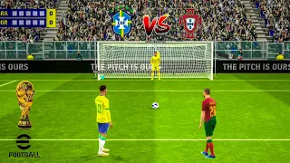 RONALDO VS NEYMAR ! PORTUGAL VS BRAZIL ! PENALTY SHOOTOUT ! @play_efootball