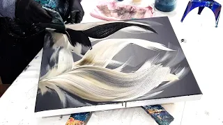 LAYERS! Acrylic Painting with FLUID ACRYLIC / Beautiful Art ❤