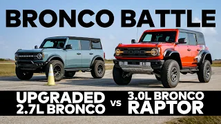 BRONCO BATTLE: Ford Bronco Raptor vs Hennessey VelociRaptor 400 Side-by-Side Comparison!