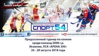 Финальные матчи. Турнир среди команд 2008 г.р. Искитим. 28 августа 2018 года.