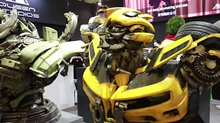 Queen Studios - Bumblebee, Optimus Prime & Megatron Transformer Busts at Wonder Fest 2020 - Shanghai