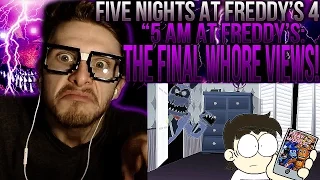 Vapor Reacts #166 | FNAF ANIMATION "5 AM at Freddy's: The Final Whore Views" by PieMations REACTION!