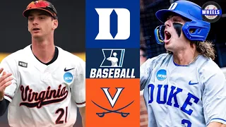 Duke vs #7 Virginia | Super Regionals Game 1 | 2023 College Baseball Highlights