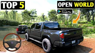 TOP 5 OPEN WORLD CAR SIMULATOR GAMES FOR ANDROID 2023 | HIGH GRAPHICS