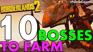 Top 10 Best Mini, Regular and Raid Bosses to Farm in Borderlands 2 #PumaCounts